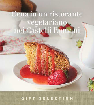 Cena in un ristorante vegetariano nei Castelli Romani