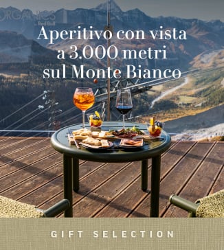 Aperitivo con vista a 3000 metri sul Monte Bianco