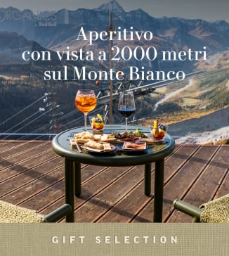 Aperitivo con vista a 2000 metri sul Monte Bianco