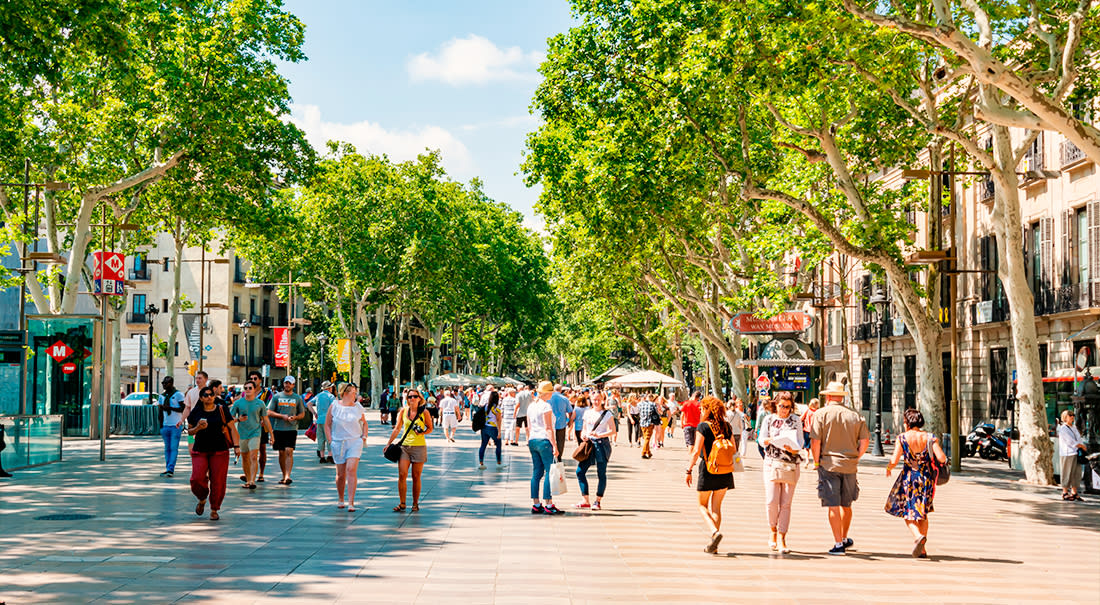 la rambla a barcellona