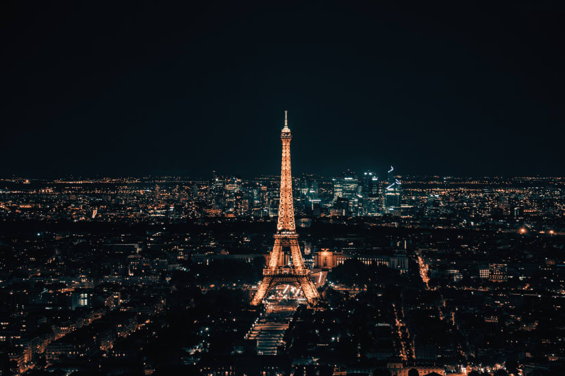 Parigi, Tour Eiffel di notte